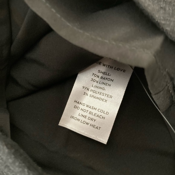 Lulu’s Black Linen Button-down Dress - Picture 5 of 6